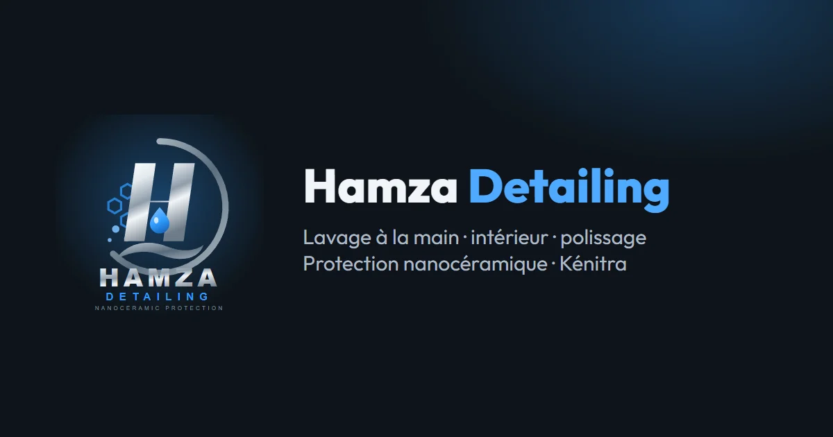 Image de partage de Hamza Detailing pour les réseaux sociaux
