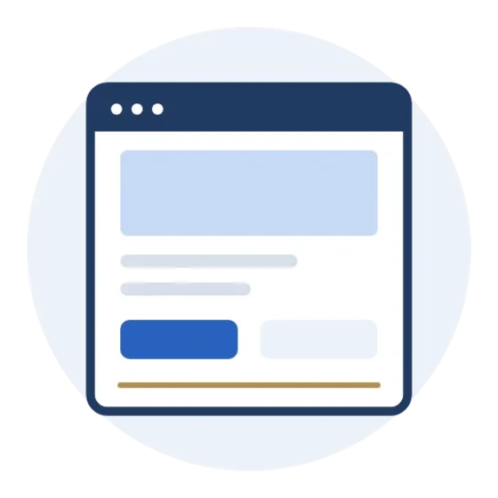 Site vitrine : page d’accueil, sections et bouton de contact